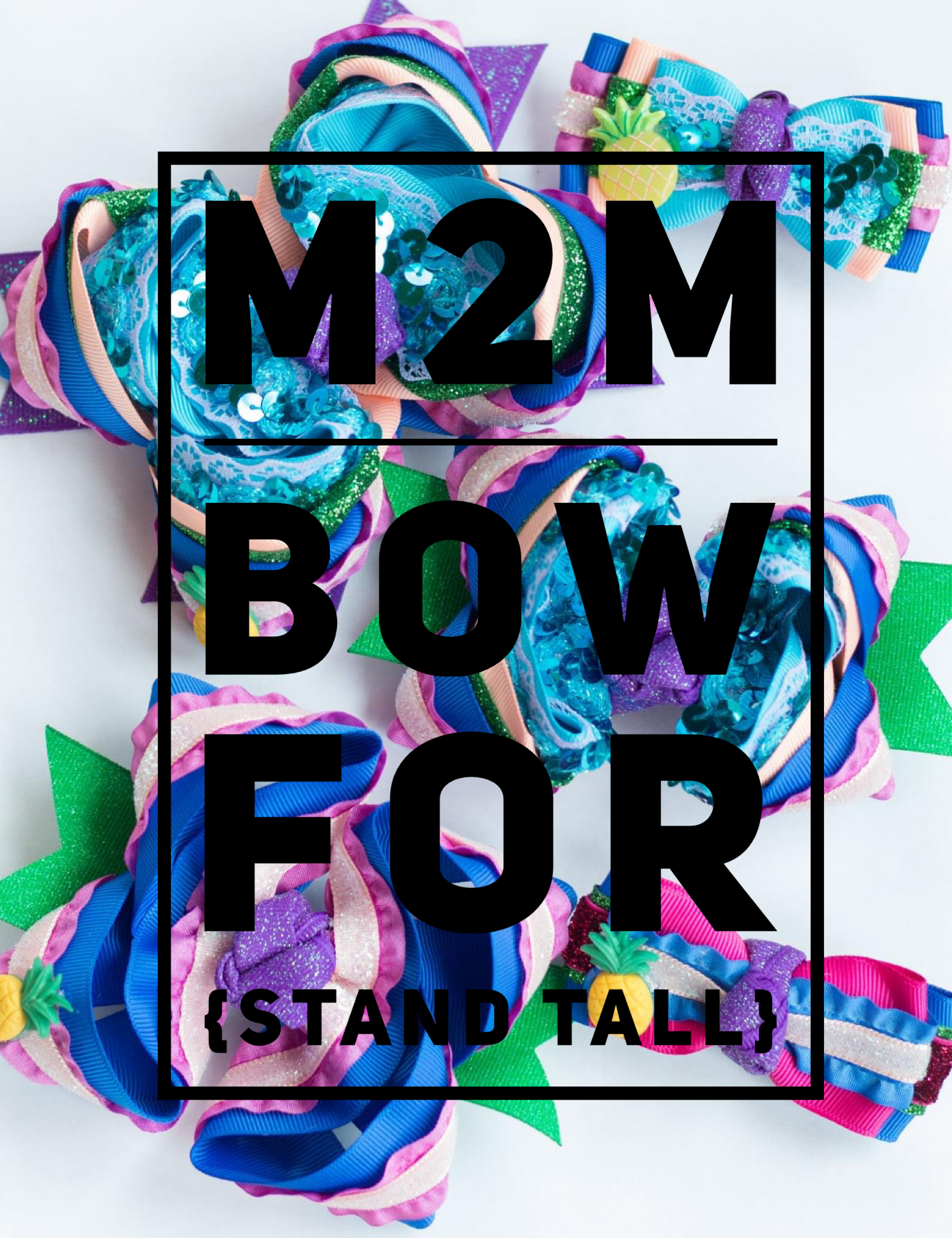 M2M Bow for {Stand Tall} Peplum & Dress