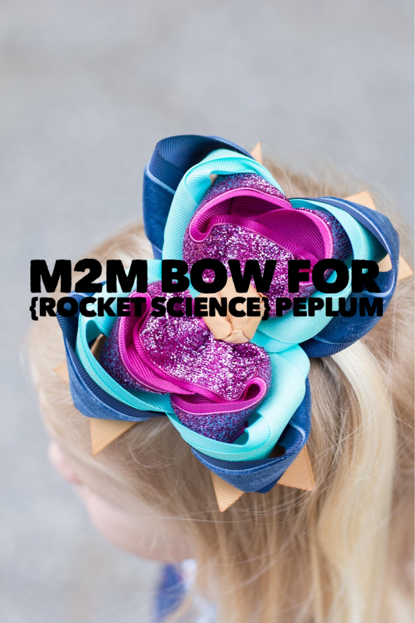 M2M bow for {Rocket Science} Peplum