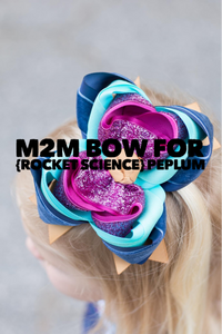 M2M bow for {Rocket Science} Peplum
