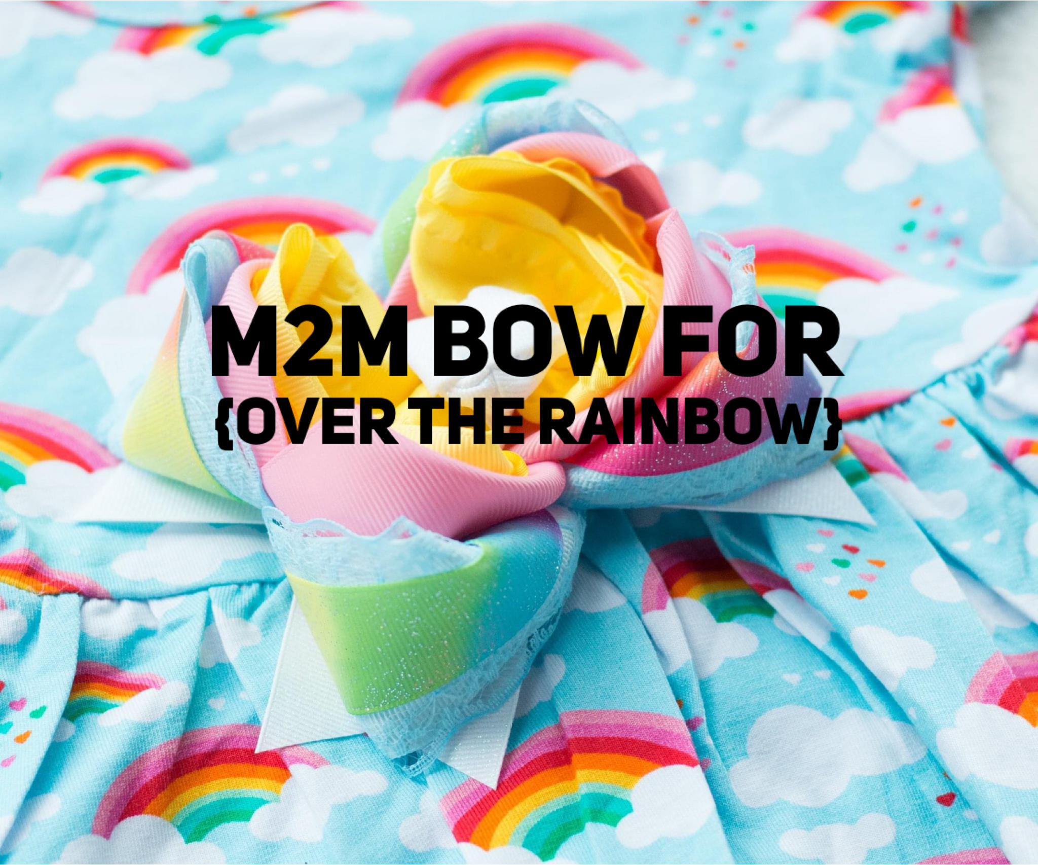 M2M bow for {Over the Rainbow} Peplum