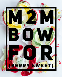 M2M Bow for {Berry Sweet} Peplum & Dress
